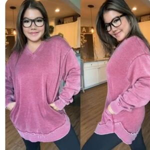 Women's Burgundy Sweater
